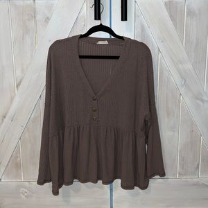 Altar’d State light sweater, XL brown